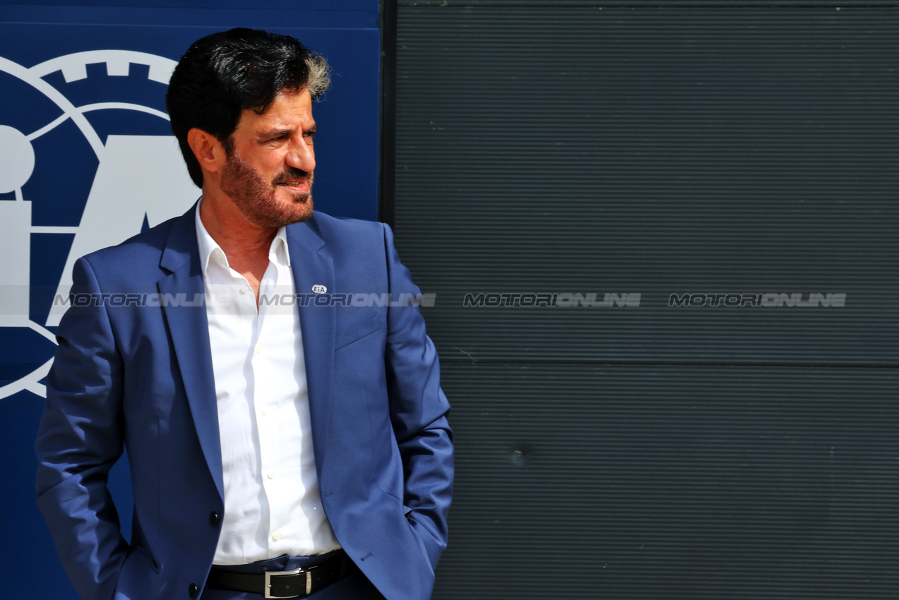 GP GRAN BRETAGNA, Mohammed Bin Sulayem (UAE) FIA President.

05.07.2024. Formula 1 World Championship, Rd 12, British Grand Prix, Silverstone, England, Practice Day.

- www.xpbimages.com, EMail: requests@xpbimages.com © Copyright: Batchelor / XPB Images