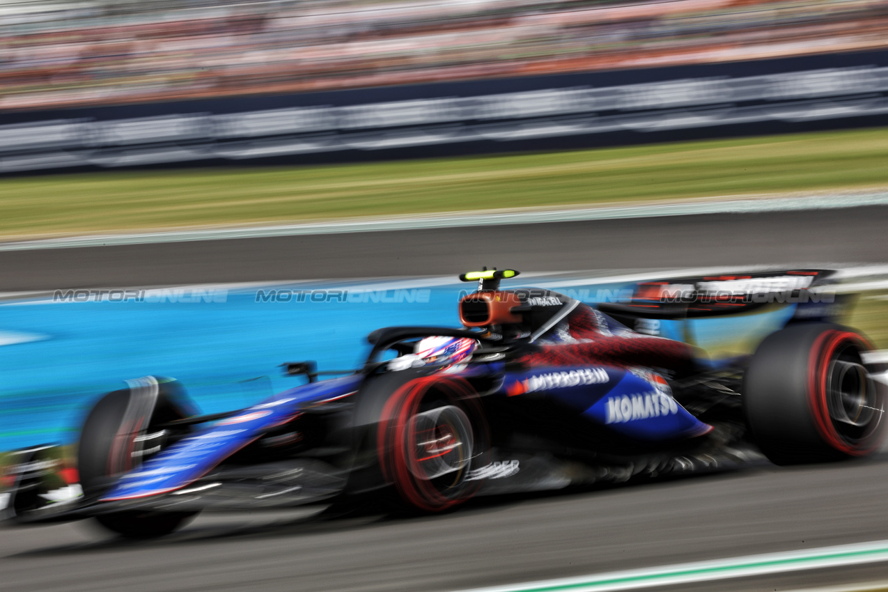 GP GRAN BRETAGNA, Logan Sargeant (USA) Williams Racing FW46.

05.07.2024. Formula 1 World Championship, Rd 12, British Grand Prix, Silverstone, England, Practice Day.

- www.xpbimages.com, EMail: requests@xpbimages.com © Copyright: Bearne / XPB Images