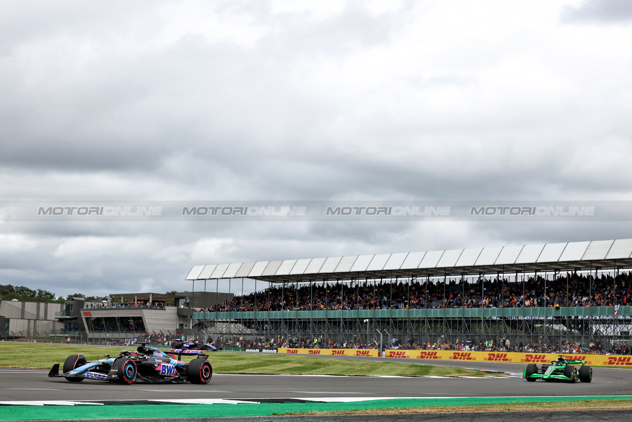 GP GRAN BRETAGNA, Esteban Ocon (FRA) Alpine F1 Team A524.

05.07.2024. Formula 1 World Championship, Rd 12, British Grand Prix, Silverstone, England, Practice Day.

- www.xpbimages.com, EMail: requests@xpbimages.com © Copyright: Bearne / XPB Images