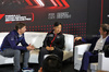 GP GRAN BRETAGNA, (L to R): James Vowles (GBR) Williams Racing Team Principal; Ayao Komatsu (JPN) Haas F1 Team Principal; e Tom Clarkson (GBR) Journalist, in the FIA Press Conference.

05.07.2024. Formula 1 World Championship, Rd 12, British Grand Prix, Silverstone, England, Practice Day.

- www.xpbimages.com, EMail: requests@xpbimages.com © Copyright: Bearne / XPB Images