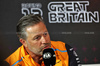 GP GRAN BRETAGNA, Zak Brown (USA) McLaren Executive Director in the FIA Press Conference.

05.07.2024. Formula 1 World Championship, Rd 12, British Grand Prix, Silverstone, England, Practice Day.

- www.xpbimages.com, EMail: requests@xpbimages.com © Copyright: Bearne / XPB Images