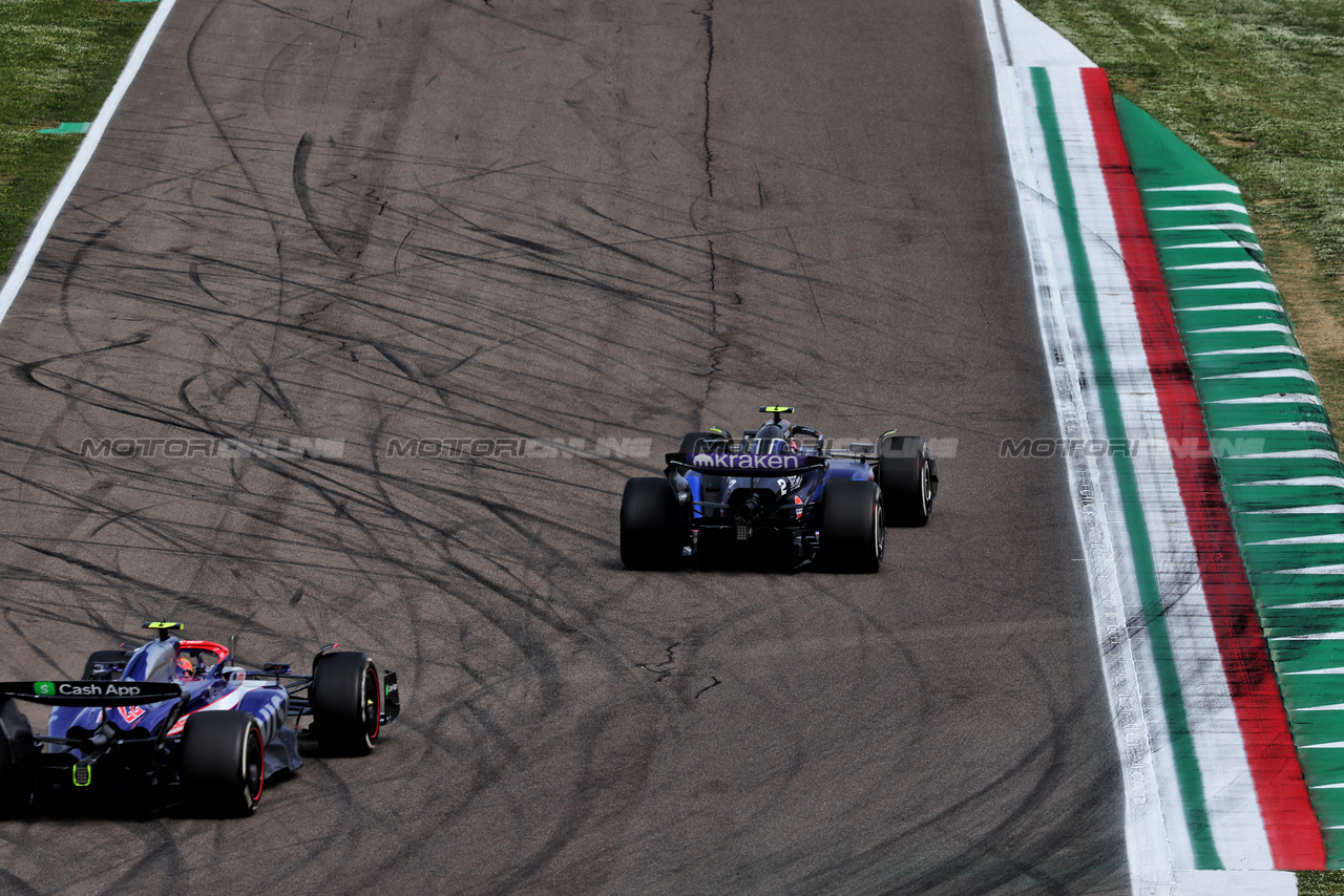 GP IMOLA, Logan Sargeant (USA) Williams Racing FW46.

19.05.2024. Formula 1 World Championship, Rd 7, Emilia Romagna Grand Prix, Imola, Italy, Gara Day.

- www.xpbimages.com, EMail: requests@xpbimages.com © Copyright: Batchelor / XPB Images