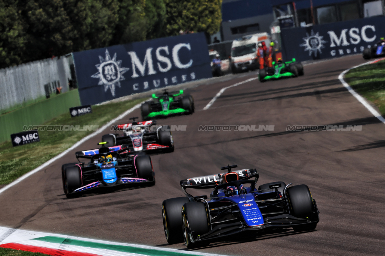 GP IMOLA, Alexander Albon (THA) Williams Racing FW46.

19.05.2024. Formula 1 World Championship, Rd 7, Emilia Romagna Grand Prix, Imola, Italy, Gara Day.

- www.xpbimages.com, EMail: requests@xpbimages.com © Copyright: Batchelor / XPB Images