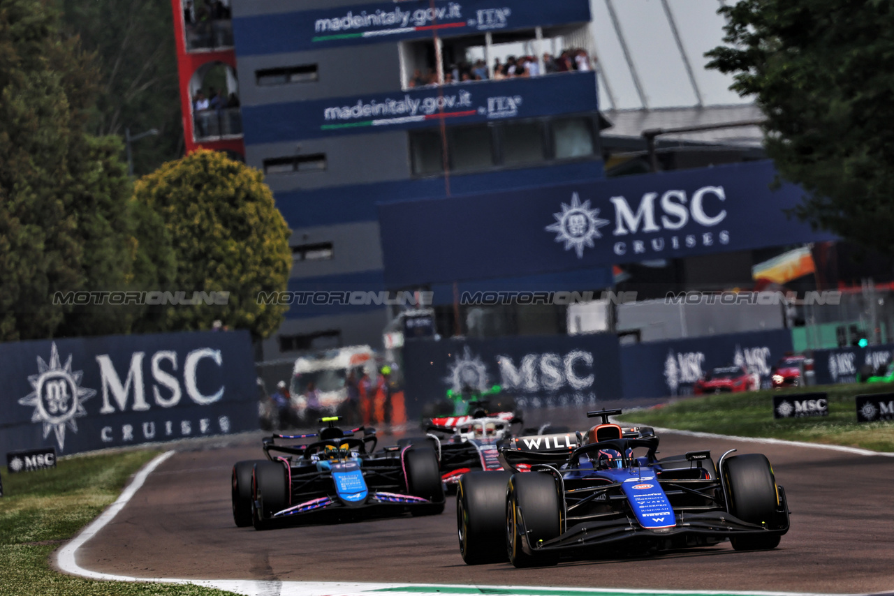 GP IMOLA, Alexander Albon (THA) Williams Racing FW46.

19.05.2024. Formula 1 World Championship, Rd 7, Emilia Romagna Grand Prix, Imola, Italy, Gara Day.

- www.xpbimages.com, EMail: requests@xpbimages.com © Copyright: Batchelor / XPB Images