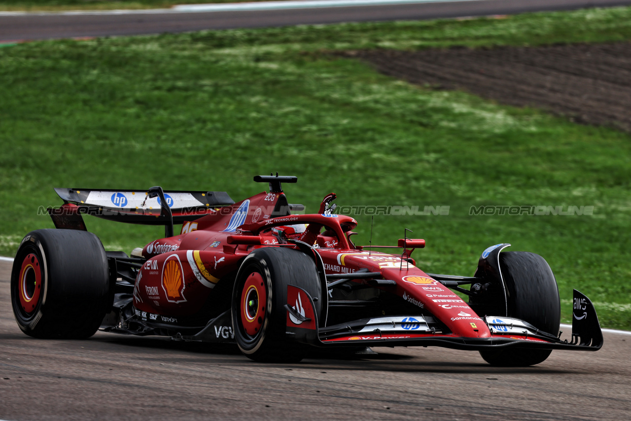 GP IMOLA, Charles Leclerc (MON) Ferrari SF-24.

19.05.2024. Formula 1 World Championship, Rd 7, Emilia Romagna Grand Prix, Imola, Italy, Gara Day.

 - www.xpbimages.com, EMail: requests@xpbimages.com © Copyright: Coates / XPB Images