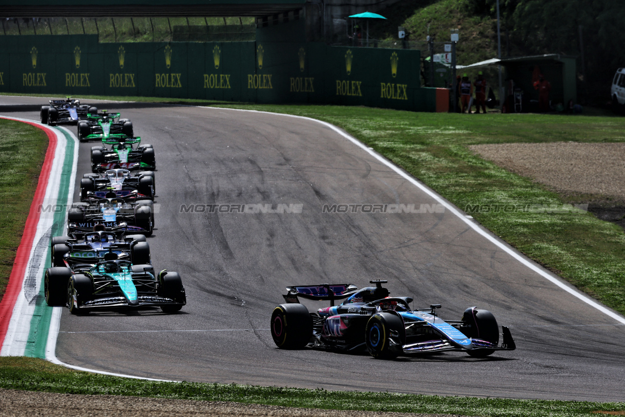 GP IMOLA, Esteban Ocon (FRA) Alpine F1 Team A524.

19.05.2024. Formula 1 World Championship, Rd 7, Emilia Romagna Grand Prix, Imola, Italy, Gara Day.

 - www.xpbimages.com, EMail: requests@xpbimages.com © Copyright: Coates / XPB Images