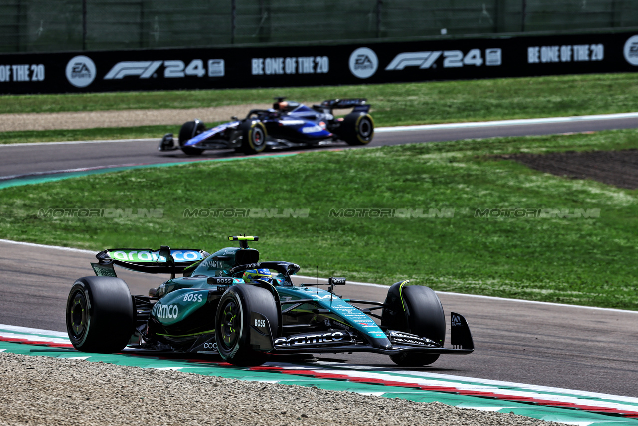 GP IMOLA, Fernando Alonso (ESP) Aston Martin F1 Team AMR24.

19.05.2024. Formula 1 World Championship, Rd 7, Emilia Romagna Grand Prix, Imola, Italy, Gara Day.

 - www.xpbimages.com, EMail: requests@xpbimages.com © Copyright: Coates / XPB Images