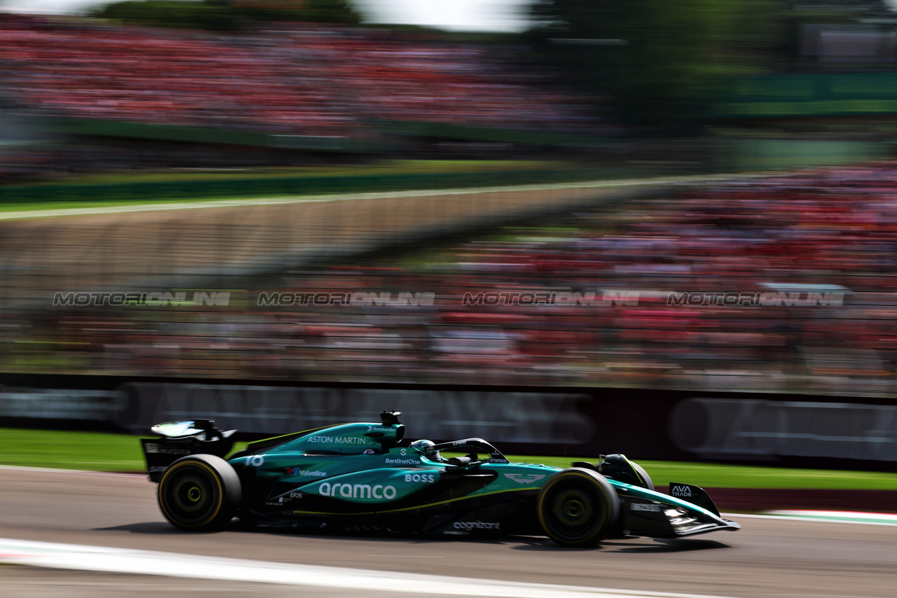 GP IMOLA, Lance Stroll (CDN) Aston Martin F1 Team AMR24.

19.05.2024. Formula 1 World Championship, Rd 7, Emilia Romagna Grand Prix, Imola, Italy, Gara Day.

 - www.xpbimages.com, EMail: requests@xpbimages.com © Copyright: Coates / XPB Images