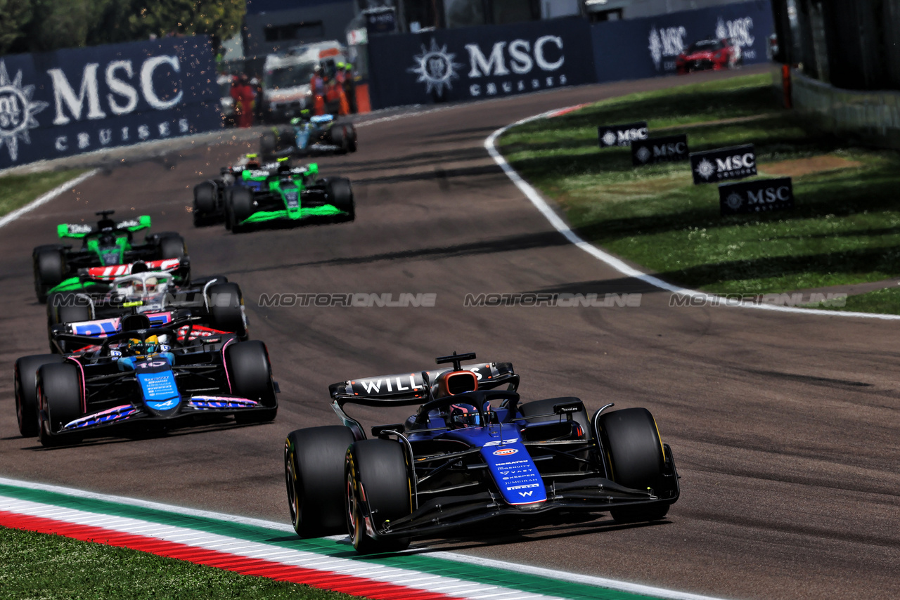 GP IMOLA, Alexander Albon (THA) Williams Racing FW46.

19.05.2024. Formula 1 World Championship, Rd 7, Emilia Romagna Grand Prix, Imola, Italy, Gara Day.

- www.xpbimages.com, EMail: requests@xpbimages.com © Copyright: Batchelor / XPB Images