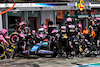 GP IMOLA, Esteban Ocon (FRA) Alpine F1 Team A524 makes a pit stop.
19.05.2024. Formula 1 World Championship, Rd 7, Emilia Romagna Grand Prix, Imola, Italy, Gara Day.
- www.xpbimages.com, EMail: requests@xpbimages.com © Copyright: Charniaux / XPB Images