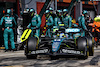 GP IMOLA, Fernando Alonso (ESP) Aston Martin F1 Team AMR24 makes a pit stop.
19.05.2024. Formula 1 World Championship, Rd 7, Emilia Romagna Grand Prix, Imola, Italy, Gara Day.
- www.xpbimages.com, EMail: requests@xpbimages.com © Copyright: Charniaux / XPB Images