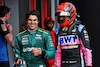 GP IMOLA, (L to R): Lance Stroll (CDN) Aston Martin F1 Team e Esteban Ocon (FRA) Alpine F1 Team in parc ferme.
19.05.2024. Formula 1 World Championship, Rd 7, Emilia Romagna Grand Prix, Imola, Italy, Gara Day.
 - www.xpbimages.com, EMail: requests@xpbimages.com © Copyright: Staley / XPB Images