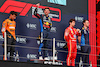 GP IMOLA, The podium (L to R): Lando Norris (GBR) McLaren, second; Max Verstappen (NLD) Red Bull Racing, vincitore; Charles Leclerc (MON) Ferrari, third; David Morgan (GBR) Red Bull Racing Aero Trackside Performance Team Leader.
19.05.2024. Formula 1 World Championship, Rd 7, Emilia Romagna Grand Prix, Imola, Italy, Gara Day.
 - www.xpbimages.com, EMail: requests@xpbimages.com © Copyright: Coates / XPB Images
