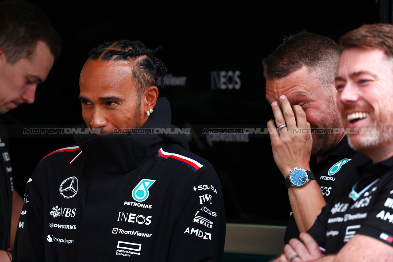 GP IMOLA, Lewis Hamilton (GBR) Mercedes AMG F1.

16.05.2024. Formula 1 World Championship, Rd 7, Emilia Romagna Grand Prix, Imola, Italy, Preparation Day.

 - www.xpbimages.com, EMail: requests@xpbimages.com © Copyright: Coates / XPB Images