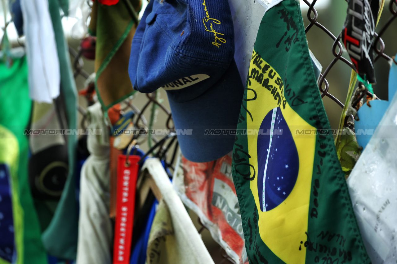 GP IMOLA, Circuit Atmosfera - tribute to Ayrton Senna.

16.05.2024. Formula 1 World Championship, Rd 7, Emilia Romagna Grand Prix, Imola, Italy, Preparation Day.

 - www.xpbimages.com, EMail: requests@xpbimages.com © Copyright: Staley / XPB Images