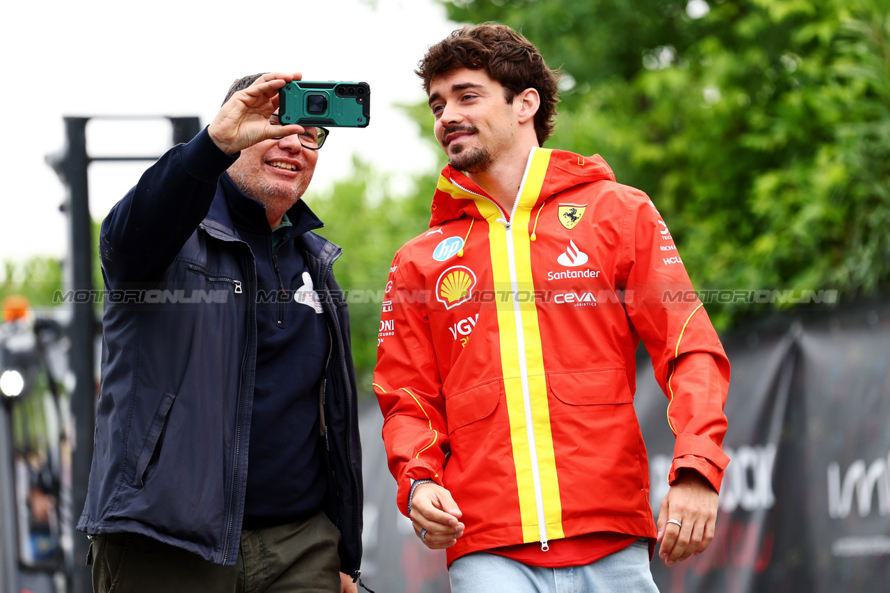 GP IMOLA, Charles Leclerc (MON) Ferrari.

16.05.2024. Formula 1 World Championship, Rd 7, Emilia Romagna Grand Prix, Imola, Italy, Preparation Day.

- www.xpbimages.com, EMail: requests@xpbimages.com © Copyright: Charniaux / XPB Images