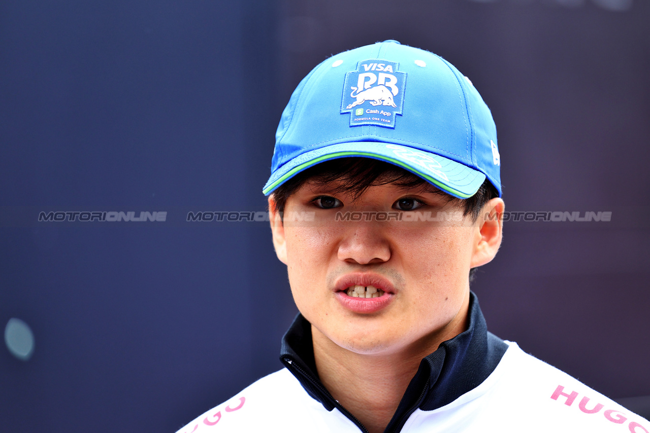 GP IMOLA, Yuki Tsunoda (JPN) RB.

16.05.2024. Formula 1 World Championship, Rd 7, Emilia Romagna Grand Prix, Imola, Italy, Preparation Day.

- www.xpbimages.com, EMail: requests@xpbimages.com © Copyright: Charniaux / XPB Images