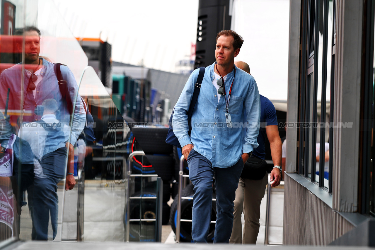 GP IMOLA, Sebastian Vettel (GER).

16.05.2024. Formula 1 World Championship, Rd 7, Emilia Romagna Grand Prix, Imola, Italy, Preparation Day.

- www.xpbimages.com, EMail: requests@xpbimages.com © Copyright: Charniaux / XPB Images