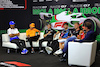 GP IMOLA, (L to R): Daniel Ricciardo (AUS) RB; Lando Norris (GBR) McLaren; Zhou Guanyu (CHN) Sauber; Pierre Gasly (FRA) Alpine F1 Team; Kevin Magnussen (DEN) Haas F1 Team; e Carlos Sainz Jr (ESP) Ferrari, in the FIA Press Conference.
16.05.2024. Formula 1 World Championship, Rd 7, Emilia Romagna Grand Prix, Imola, Italy, Preparation Day.
 - www.xpbimages.com, EMail: requests@xpbimages.com © Copyright: Staley / XPB Images