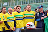 GP IMOLA, (L to R): Stefano Domenicali (ITA) Formula One President e CEO; Logan Sargeant (USA) Williams Racing; Nico Hulkenberg (GER) Haas F1 Team; e Max Verstappen (NLD) Red Bull Racing - tribute run for Ayrton Senna e Roland Ratzenberger.
16.05.2024. Formula 1 World Championship, Rd 7, Emilia Romagna Grand Prix, Imola, Italy, Preparation Day.
- www.xpbimages.com, EMail: requests@xpbimages.com © Copyright: Batchelor / XPB Images