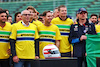 GP IMOLA, (L to R): Carlos Sainz Jr (ESP) Ferrari; Stefano Domenicali (ITA) Formula One President e CEO; Lance Stroll (CDN) Aston Martin F1 Team; Nico Hulkenberg (GER) Haas F1 Team; Max Verstappen (NLD) Red Bull Racing - tribute run for Ayrton Senna e Roland Ratzenberger.
16.05.2024. Formula 1 World Championship, Rd 7, Emilia Romagna Grand Prix, Imola, Italy, Preparation Day.
- www.xpbimages.com, EMail: requests@xpbimages.com © Copyright: Batchelor / XPB Images