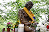 GP IMOLA, Circuit Atmosfera - statue of Ayrton Senna.
16.05.2024. Formula 1 World Championship, Rd 7, Emilia Romagna Grand Prix, Imola, Italy, Preparation Day.
 - www.xpbimages.com, EMail: requests@xpbimages.com © Copyright: Staley / XPB Images