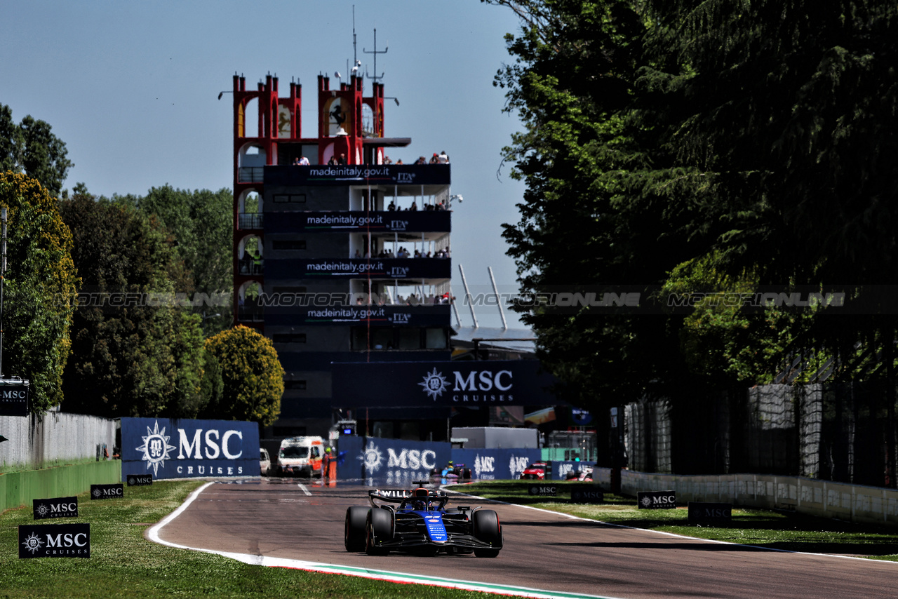 GP IMOLA, Alexander Albon (THA) Williams Racing FW46.

18.05.2024. Formula 1 World Championship, Rd 7, Emilia Romagna Grand Prix, Imola, Italy, Qualifiche Day.

- www.xpbimages.com, EMail: requests@xpbimages.com © Copyright: Charniaux / XPB Images