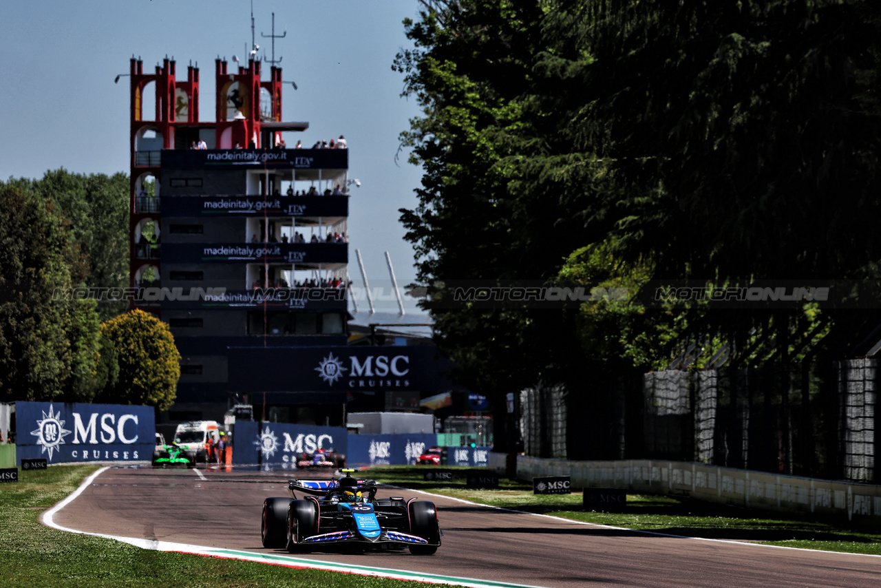 GP IMOLA, Pierre Gasly (FRA) Alpine F1 Team A524.

18.05.2024. Formula 1 World Championship, Rd 7, Emilia Romagna Grand Prix, Imola, Italy, Qualifiche Day.

- www.xpbimages.com, EMail: requests@xpbimages.com © Copyright: Charniaux / XPB Images