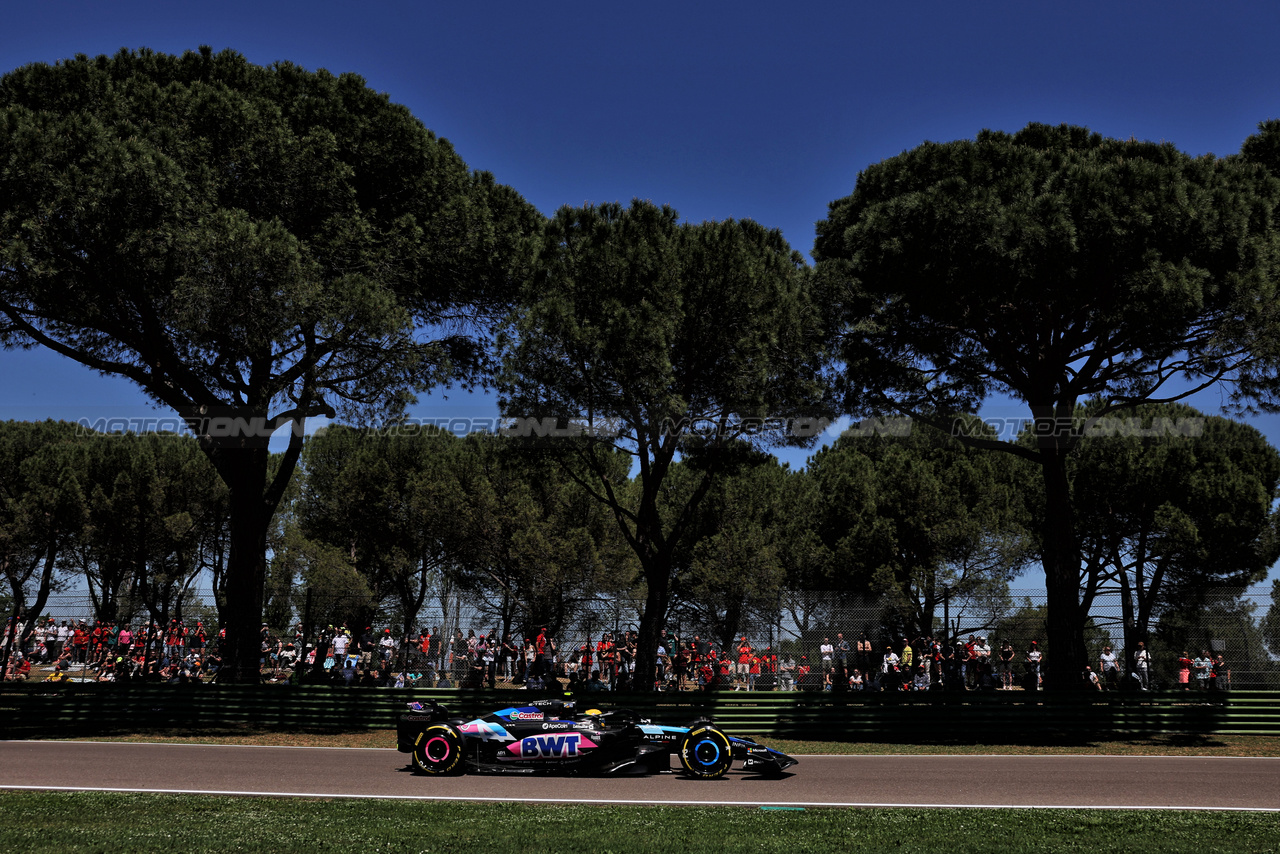 GP IMOLA, Pierre Gasly (FRA) Alpine F1 Team A524.

18.05.2024. Formula 1 World Championship, Rd 7, Emilia Romagna Grand Prix, Imola, Italy, Qualifiche Day.

 - www.xpbimages.com, EMail: requests@xpbimages.com © Copyright: Staley / XPB Images