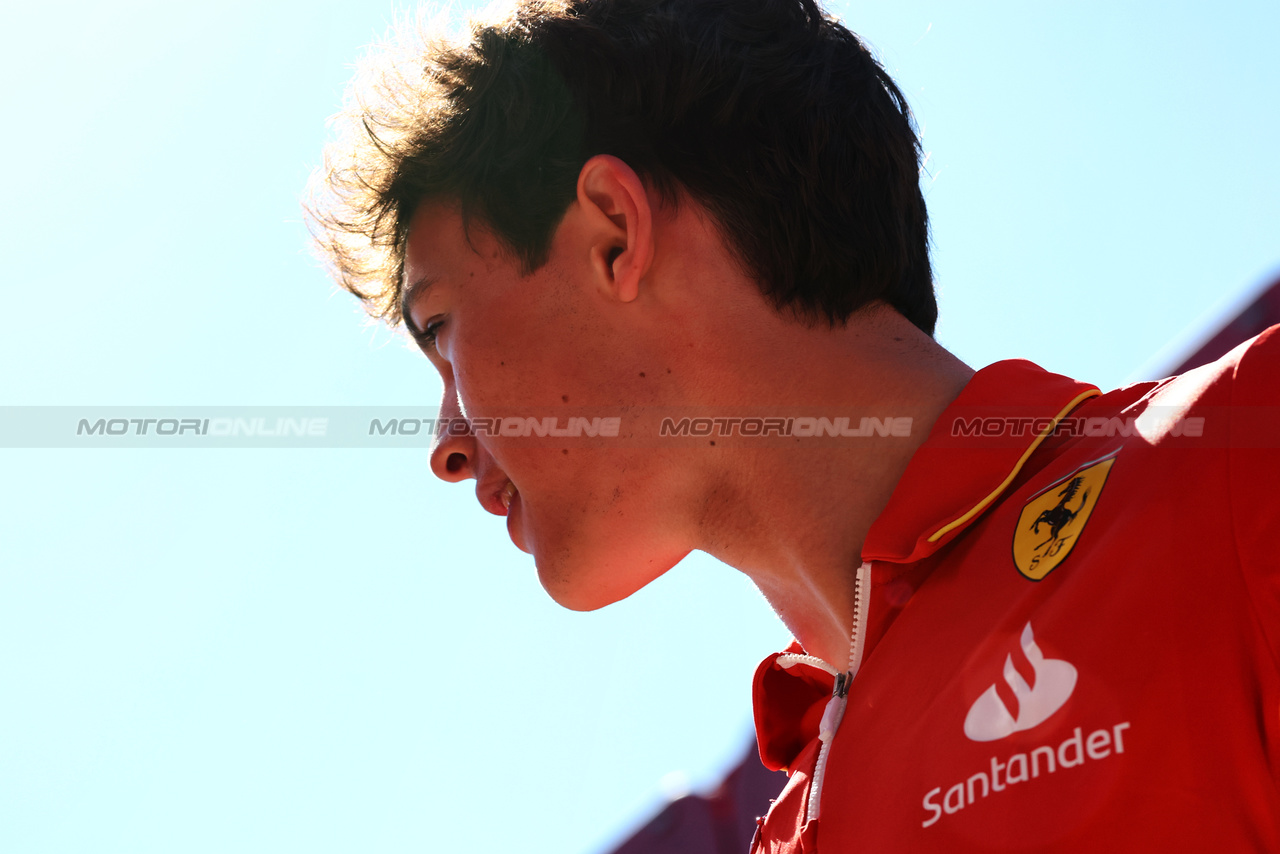 GP IMOLA, Oliver Bearman (GBR) Ferrari Reserve Driver.

18.05.2024. Formula 1 World Championship, Rd 7, Emilia Romagna Grand Prix, Imola, Italy, Qualifiche Day.

 - www.xpbimages.com, EMail: requests@xpbimages.com © Copyright: Coates / XPB Images