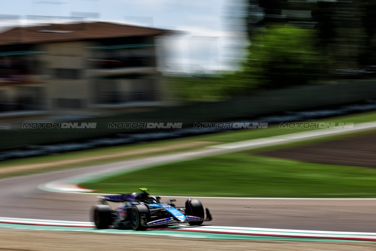 GP IMOLA, Pierre Gasly (FRA) Alpine F1 Team A524.

18.05.2024. Formula 1 World Championship, Rd 7, Emilia Romagna Grand Prix, Imola, Italy, Qualifiche Day.

 - www.xpbimages.com, EMail: requests@xpbimages.com © Copyright: Coates / XPB Images