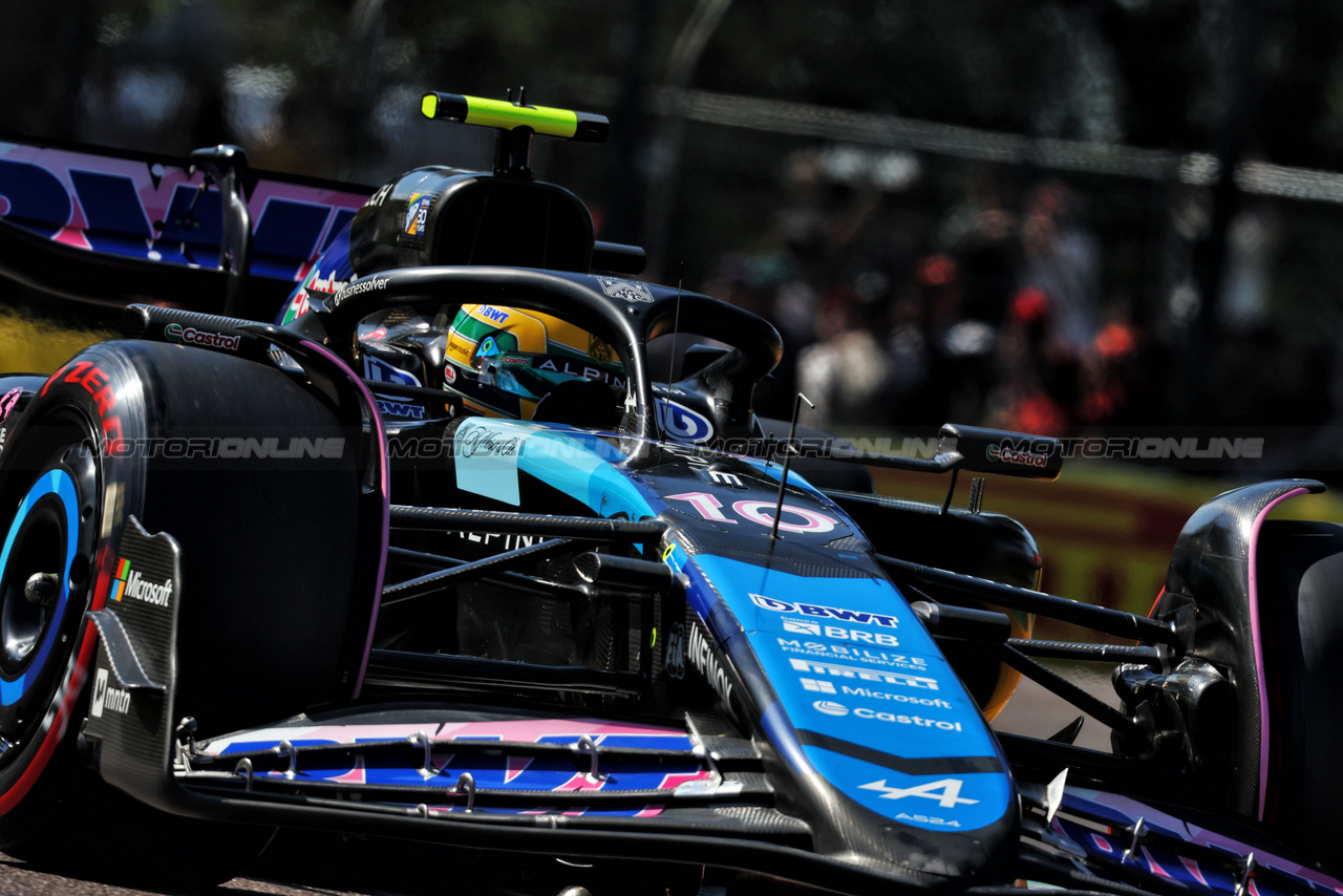 GP IMOLA, Pierre Gasly (FRA) Alpine F1 Team A524.

18.05.2024. Formula 1 World Championship, Rd 7, Emilia Romagna Grand Prix, Imola, Italy, Qualifiche Day.

- www.xpbimages.com, EMail: requests@xpbimages.com © Copyright: Charniaux / XPB Images