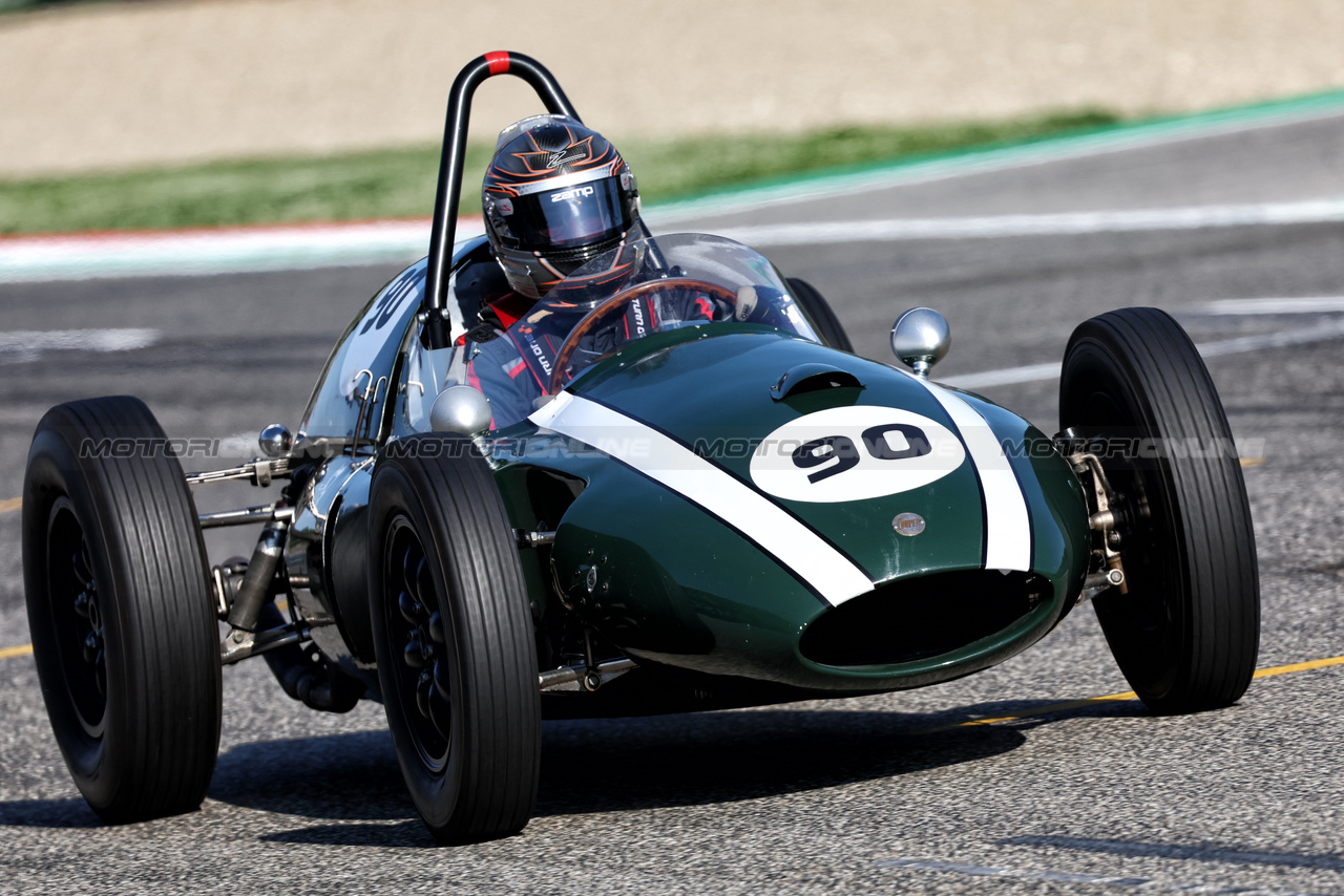 GP IMOLA, An historic Cooper racing car.

18.05.2024. Formula 1 World Championship, Rd 7, Emilia Romagna Grand Prix, Imola, Italy, Qualifiche Day.

- www.xpbimages.com, EMail: requests@xpbimages.com © Copyright: Batchelor / XPB Images