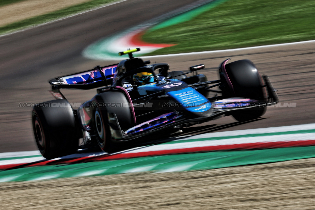 GP IMOLA, Pierre Gasly (FRA) Alpine F1 Team A524.

18.05.2024. Formula 1 World Championship, Rd 7, Emilia Romagna Grand Prix, Imola, Italy, Qualifiche Day.

 - www.xpbimages.com, EMail: requests@xpbimages.com © Copyright: Staley / XPB Images