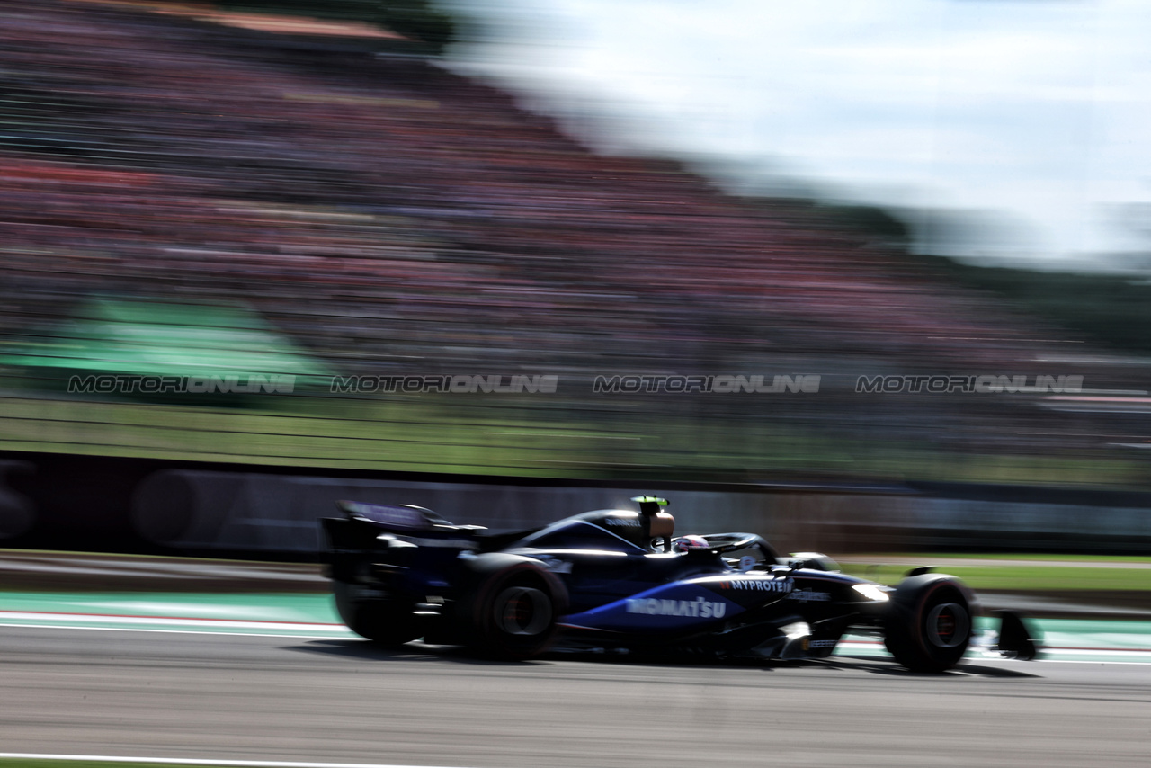 GP IMOLA, Logan Sargeant (USA) Williams Racing FW46.

18.05.2024. Formula 1 World Championship, Rd 7, Emilia Romagna Grand Prix, Imola, Italy, Qualifiche Day.

 - www.xpbimages.com, EMail: requests@xpbimages.com © Copyright: Staley / XPB Images