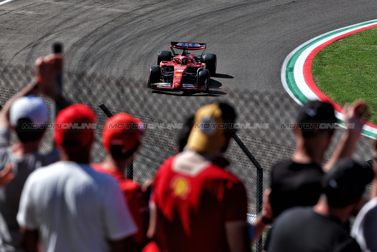 GP IMOLA, Charles Leclerc (MON) Ferrari SF-24.

18.05.2024. Formula 1 World Championship, Rd 7, Emilia Romagna Grand Prix, Imola, Italy, Qualifiche Day.

 - www.xpbimages.com, EMail: requests@xpbimages.com © Copyright: Coates / XPB Images