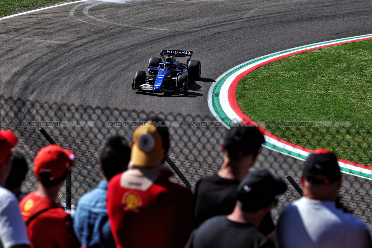 GP IMOLA, Alexander Albon (THA) Williams Racing FW46.

18.05.2024. Formula 1 World Championship, Rd 7, Emilia Romagna Grand Prix, Imola, Italy, Qualifiche Day.

 - www.xpbimages.com, EMail: requests@xpbimages.com © Copyright: Coates / XPB Images