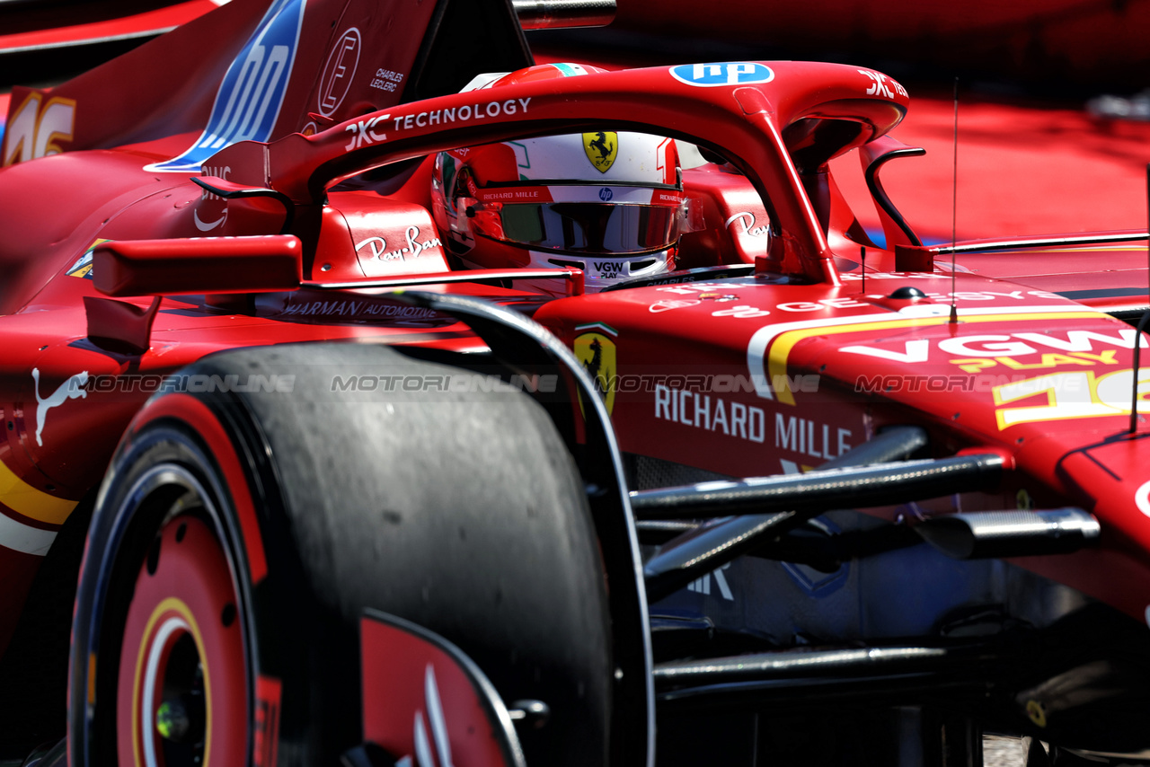 GP IMOLA, Charles Leclerc (MON) Ferrari SF-24.

18.05.2024. Formula 1 World Championship, Rd 7, Emilia Romagna Grand Prix, Imola, Italy, Qualifiche Day.

 - www.xpbimages.com, EMail: requests@xpbimages.com © Copyright: Coates / XPB Images