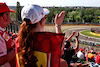 GP IMOLA, Charles Leclerc (MON) Ferrari SF-24 applauded by fans in the grandstand.
18.05.2024. Formula 1 World Championship, Rd 7, Emilia Romagna Grand Prix, Imola, Italy, Qualifiche Day.
 - www.xpbimages.com, EMail: requests@xpbimages.com © Copyright: Coates / XPB Images