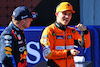 GP IMOLA, (L to R): Pole sitter Max Verstappen (NLD) Red Bull Racing in qualifying parc ferme with second placed Oscar Piastri (AUS) McLaren.
18.05.2024. Formula 1 World Championship, Rd 7, Emilia Romagna Grand Prix, Imola, Italy, Qualifiche Day.
- www.xpbimages.com, EMail: requests@xpbimages.com © Copyright: Batchelor / XPB Images