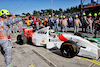 GP IMOLA, Sebastian Vettel (GER) in a 1993 McLaren MP4/8. 
18.05.2024. Formula 1 World Championship, Rd 7, Emilia Romagna Grand Prix, Imola, Italy, Qualifiche Day.
- www.xpbimages.com, EMail: requests@xpbimages.com © Copyright: Batchelor / XPB Images