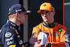GP IMOLA, (L to R): Pole sitter Max Verstappen (NLD) Red Bull Racing in qualifying parc ferme with Oscar Piastri (AUS) McLaren.
18.05.2024. Formula 1 World Championship, Rd 7, Emilia Romagna Grand Prix, Imola, Italy, Qualifiche Day.
 - www.xpbimages.com, EMail: requests@xpbimages.com © Copyright: Staley / XPB Images