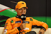 GP IMOLA, Lando Norris (GBR) McLaren, in the post qualifying FIA Press Conference.
18.05.2024. Formula 1 World Championship, Rd 7, Emilia Romagna Grand Prix, Imola, Italy, Qualifiche Day.
 - www.xpbimages.com, EMail: requests@xpbimages.com © Copyright: Staley / XPB Images