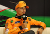 GP IMOLA, Lando Norris (GBR) McLaren, in the post qualifying FIA Press Conference.
18.05.2024. Formula 1 World Championship, Rd 7, Emilia Romagna Grand Prix, Imola, Italy, Qualifiche Day.
 - www.xpbimages.com, EMail: requests@xpbimages.com © Copyright: Staley / XPB Images