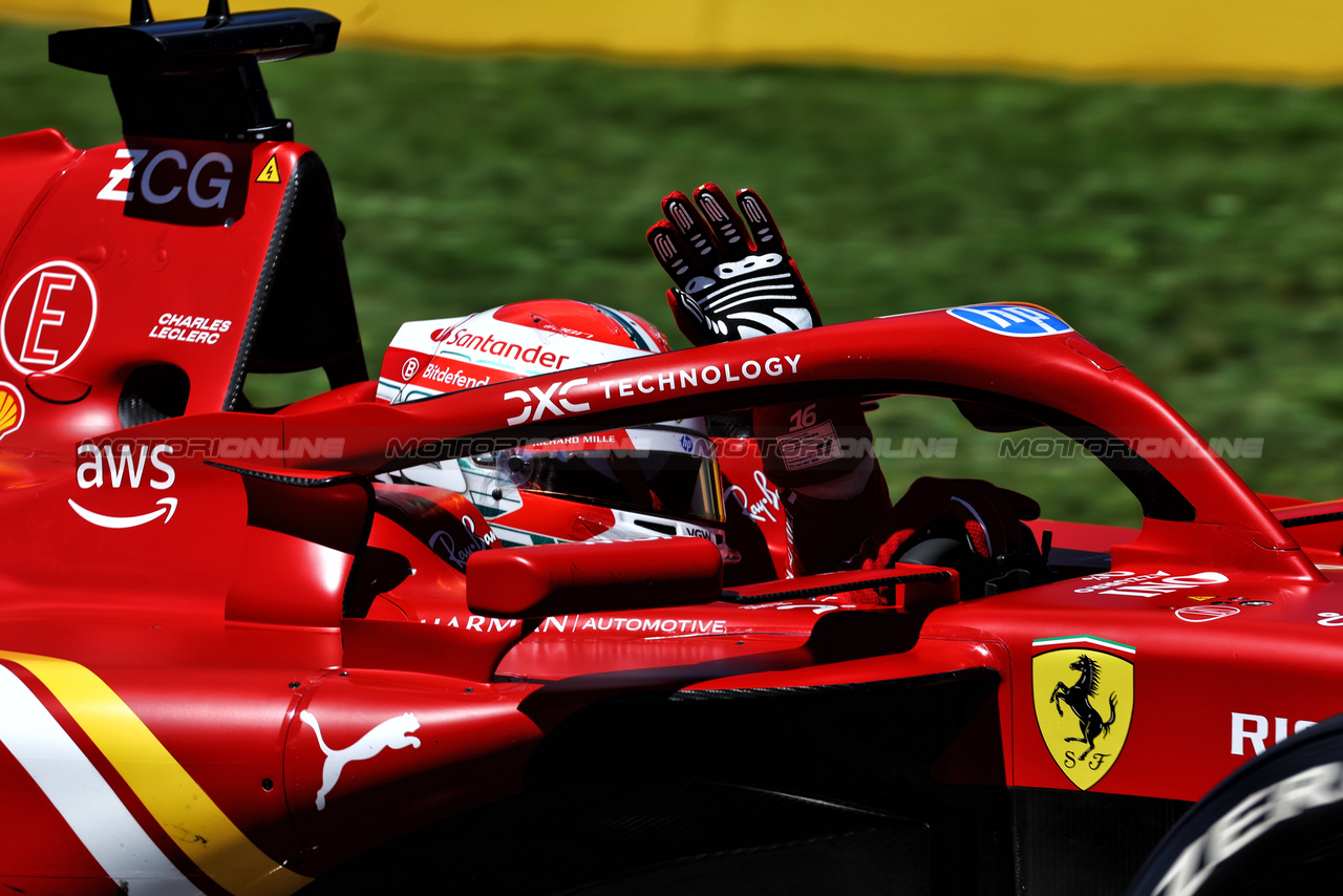 GP IMOLA, Charles Leclerc (MON) Ferrari SF-24.

17.05.2024. Formula 1 World Championship, Rd 7, Emilia Romagna Grand Prix, Imola, Italy, Practice Day.

 - www.xpbimages.com, EMail: requests@xpbimages.com © Copyright: Coates / XPB Images