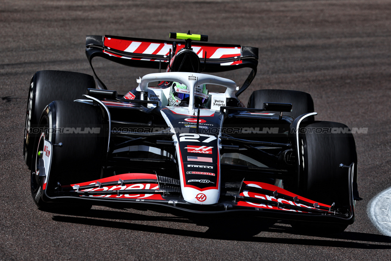 GP IMOLA, Nico Hulkenberg (GER) Haas VF-24.

17.05.2024. Formula 1 World Championship, Rd 7, Emilia Romagna Grand Prix, Imola, Italy, Practice Day.

 - www.xpbimages.com, EMail: requests@xpbimages.com © Copyright: Coates / XPB Images