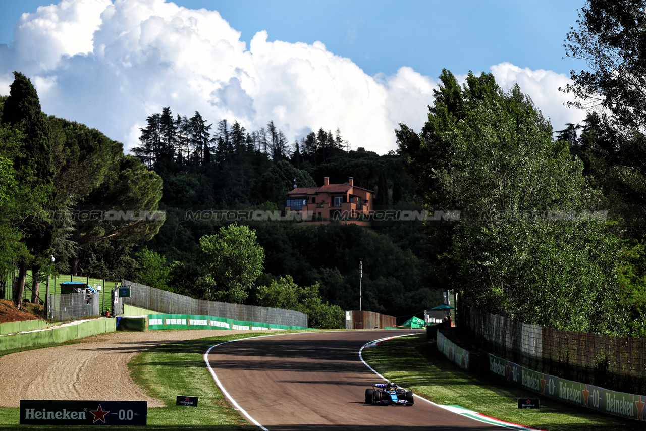 GP IMOLA, Pierre Gasly (FRA) Alpine F1 Team A524.

17.05.2024. Formula 1 World Championship, Rd 7, Emilia Romagna Grand Prix, Imola, Italy, Practice Day.

- www.xpbimages.com, EMail: requests@xpbimages.com © Copyright: Charniaux / XPB Images