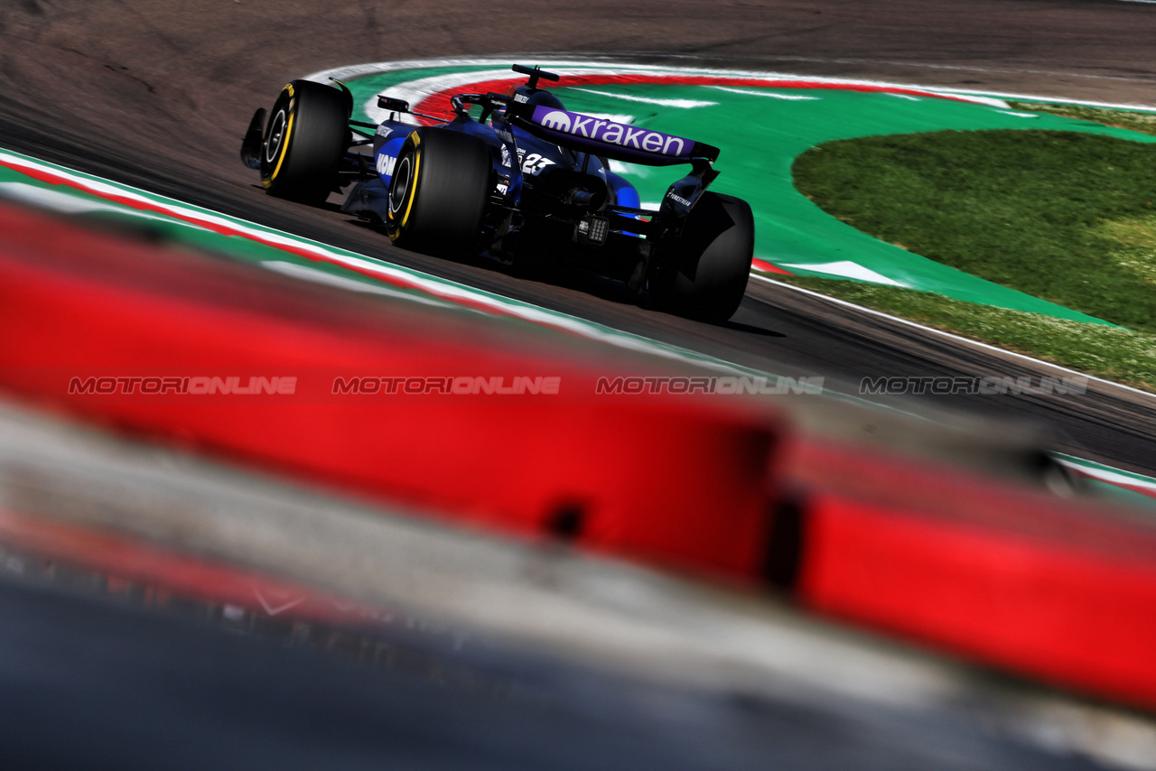 GP IMOLA, Alexander Albon (THA) Williams Racing FW46.

17.05.2024. Formula 1 World Championship, Rd 7, Emilia Romagna Grand Prix, Imola, Italy, Practice Day.

- www.xpbimages.com, EMail: requests@xpbimages.com © Copyright: Charniaux / XPB Images