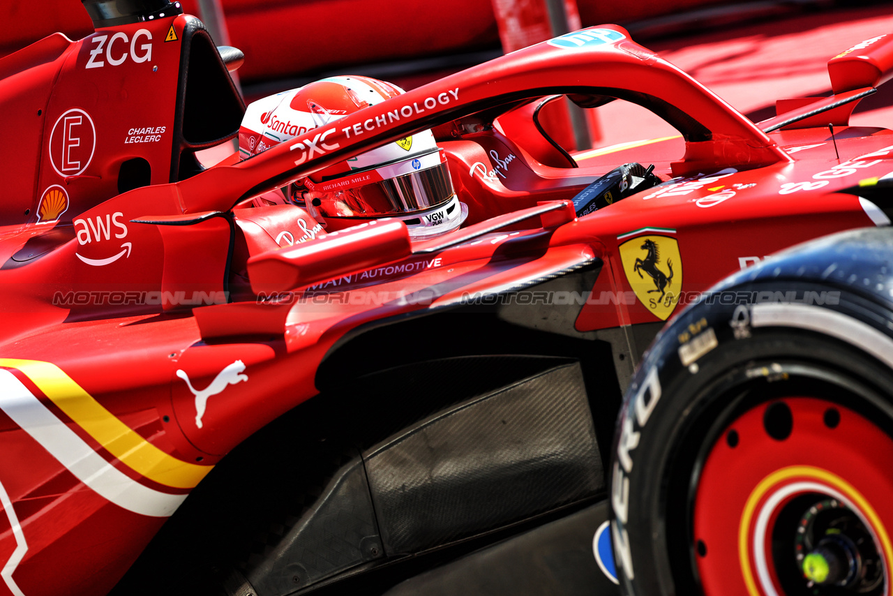 GP IMOLA, Charles Leclerc (MON) Ferrari SF-24.

17.05.2024. Formula 1 World Championship, Rd 7, Emilia Romagna Grand Prix, Imola, Italy, Practice Day.

- www.xpbimages.com, EMail: requests@xpbimages.com © Copyright: Batchelor / XPB Images