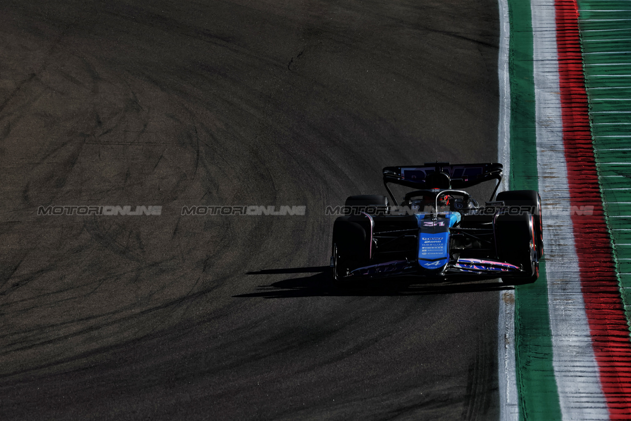 GP IMOLA, Esteban Ocon (FRA) Alpine F1 Team A524.

17.05.2024. Formula 1 World Championship, Rd 7, Emilia Romagna Grand Prix, Imola, Italy, Practice Day.

 - www.xpbimages.com, EMail: requests@xpbimages.com © Copyright: Staley / XPB Images